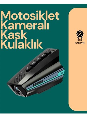 Epilons Golook Destekli Motosiklet Kask Kamerası – 50 Saat Pil, Geniş Açı
