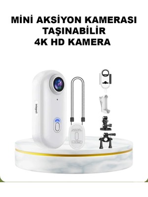 Epilons 4K Wifi Spor Kamerası Su Geçirmez Mini Aksiyon Kamera