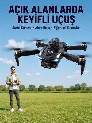 Epilons Havadan Çekim Için Çift Kameralı Kompakt ve Kolay Taşınabilir Drone