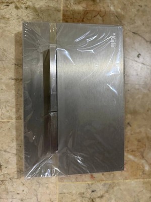 Kale Stripe Gömme Rezervuar Kumanda Paneli Fırçalanmış Paslanmaz Çelik 7091073959