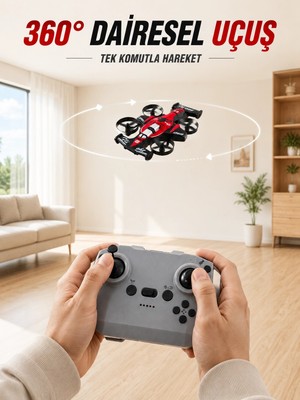 Epilons Uzaktan Kumandalı Rc Drone 360° Akrobatik Dönüş 3 Kademeli Hız Headless Mode