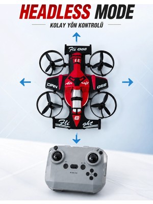 Epilons Uzaktan Kumandalı Araba Drone 3 Hız Kademeli 360° Dönüş ve Headless Mode Özellikli