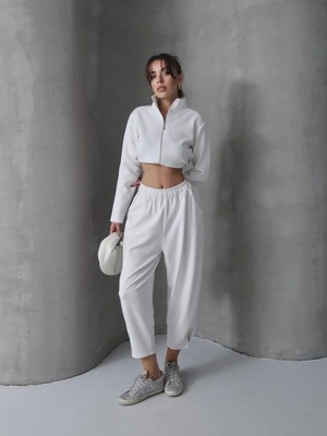 Paw Garage Kadın Skye Yumuşak Modal Paça Tutturmalı Pantolon