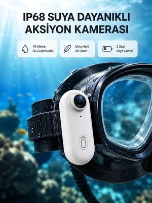 Epilons 4K  Suya Dayanıklı Aksiyon Spor Kamerası 120° Geniş Açı ve Wifi Destekli