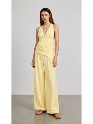 Quzu 26YBLZ02229 Bluz Sarı
