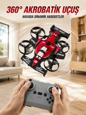 Epilons Akrobatik Drone Uzaktan Kumandalı 3 Kademeli Hız 360° Dairesel Uçuş Özellikli