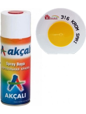 S'82 Akçalı Sprey Boya 400 ml 316 Krom Sarı