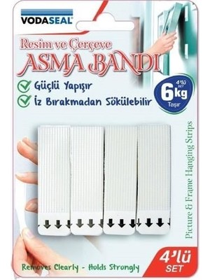 S'82 Vodaseal Resim ve Çerçeve Asma Bandı 6 kg Taşıma