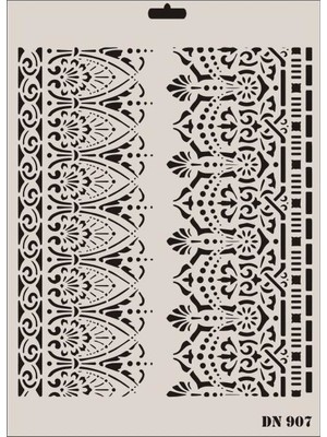 S'82 Rich Dantel Seri DN-907 Stencil 35X25 cm