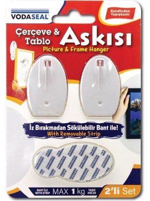 S'82 Vodaseal Çerçeve ve Tablo Askısı 2’li Set