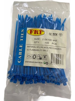 S'82 Frt Mavi 2,5X100 Kablo Bağı
