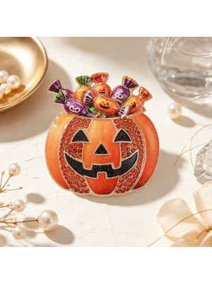 Lwp Shop Pandan Halloween Pumpkin Broş