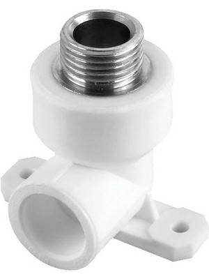 Timion Mey Ithalat® Pvc Boru Pprc Sıva Altı Dış Dişli Tekli Batarya Bağlantısı 20X1/2'' 10