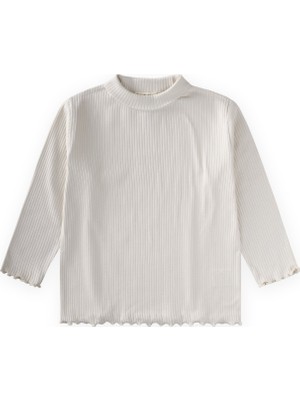Cigit Mevsimlik Fitilli T-Shirt 2-8 Yaş Açık Bej