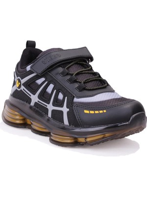 Vicco Kontra 346F25K249 Siyah Ortopedik Erkek Çocuk Spor Ayakkabı