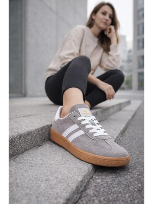 İnan Ayakkabı Füme Beyaz Kadın Sneaker N-3270