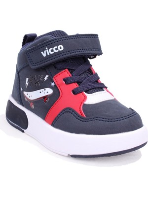 Vicco Pole 946B26K244 Lacivert Ortopedik Günlük Işıklı Erkek Çocuk Spor Bot