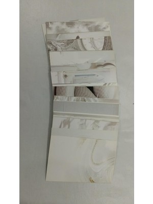 TeknoKapsül Minimalist Beyaz Estetik Duvar Kolaj Seti - 50 Adet Krem ve Mermer Dokulu Fotoğraf Kartları, Sade ve Şık Oda Dekoru, White Aesthetic Duvar Poster Paketi (10X15 Cm)