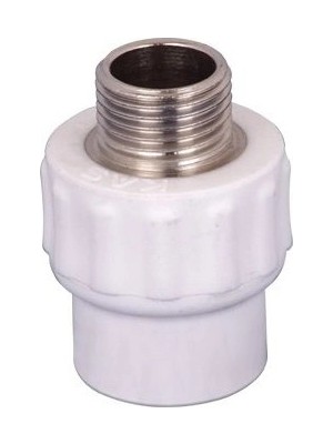 Timion Mey Ithalat® Pvc Boru Pprc Dış Dişli Rekor 25X1/2'' 10 Adet