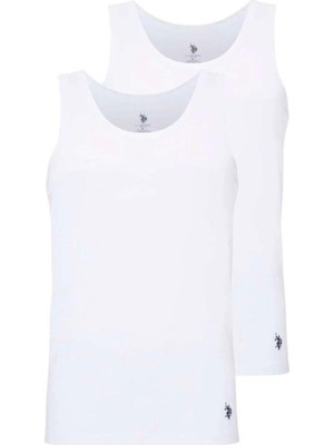 U.s. Polo Assn. U.s. Polo Assn . 2'li Atlet Set-Beyaz-2xl