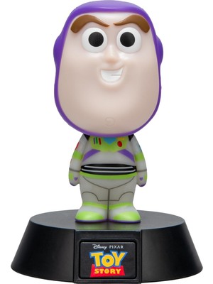 Ayrex Paladone Buzz Lightyear Icon Light 11 Cm, Oyuncak Hikayesi LED Gece Lambası, Pille Çalışan Masa Veya Başucu Lambası, Resmi Disney Ürünü