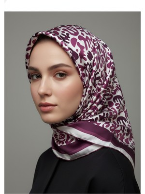 İpekal Trend Dijital Baskı  Batik Desenli Royan Eşarp Desen 3 Renk 8