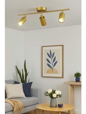 Happy Trend Spoti Modern Tasarım Salon - Mutfak - Banyo Spot Ledli Sıralı Avize (Eskitme, 60 Cm, 6500, Kelvin)