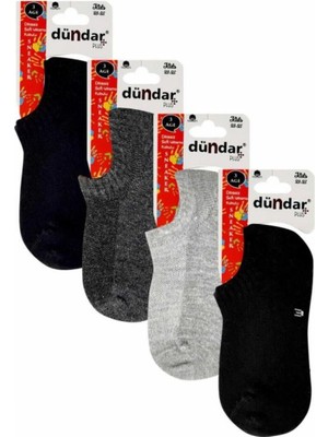 Dündar-Erkek Çocuk Renkli Sneaker Çorap - 12 Adet-Karışık Renk-11 Yaş