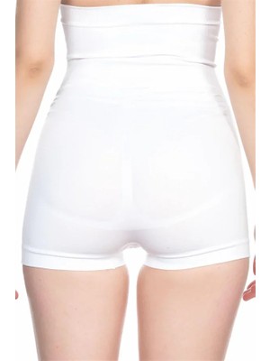 Veraura Lifestyle Beyaz Mı 2047 Yüksek Bel Boxer Korse