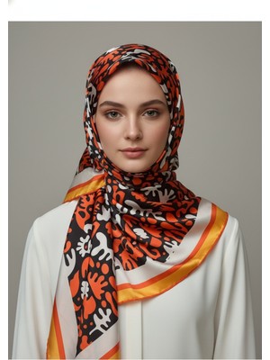 İpekal Ipekal Trend Dijital Baskı Batik Desenli Royan Eşarp Desen 3 Renk 10