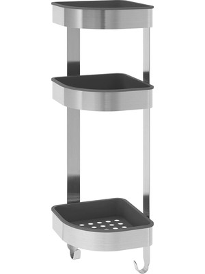 Ikea Brogrund Paslanmaz Çelik 19X58 cm Duş Sepeti