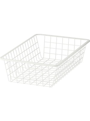 Ikea Altarlıden Beyaz 40X62 cm Tel Sepet