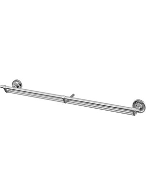 Ikea Brofjarden Krom Görünümlü 60X6 cm Banyo Rafı