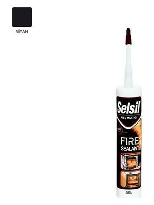 Sungur's Store Selsil Ateş Mastiği Siyah 300 ml 1500 Dereceye