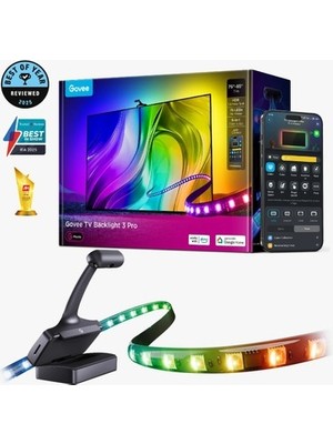 Sungur's Store 75-85 Inç Tv'ler Için Renk Senkronizasyonlu LED Aydınlatma