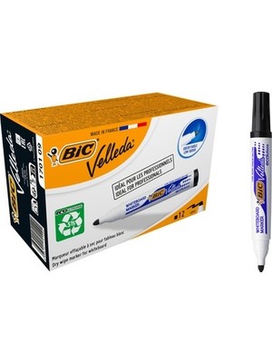 Sungur's Store Yuvarlak Uçlu Beyaz Tahta Kalemi, 12'li Paket