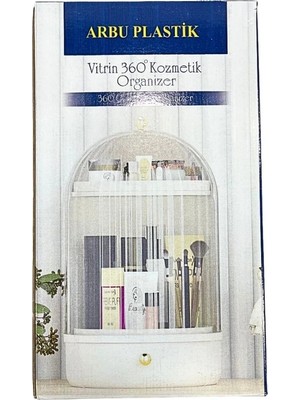 Uravas Store Vitrin 360 Kozmetik Organizer