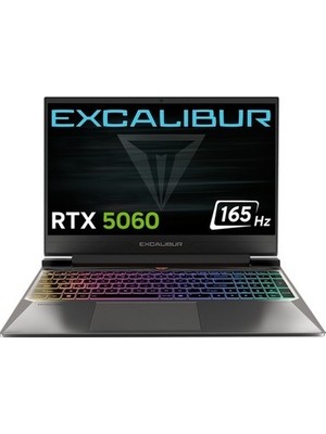 Sungur's Store Casper Excalibur G870 Intel Core I7 13620H 32GB 1tb RTX5060 Windows 11 Home 15.6" 165Hz