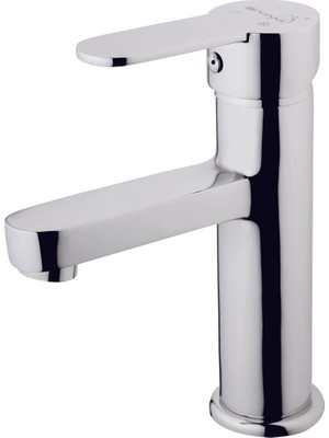 Sungur's Store Aç-Kapa Özellikli Krom Renkli Lavabo Bataryası, 17 cm