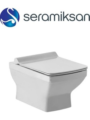 Sungur's Store Beyaz Asma Klozet, Kanalsız ve Yavaş Kapanma Özelliği