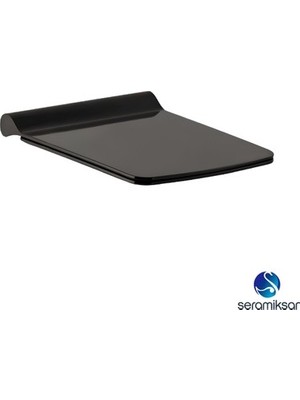 Sungur's Store Kanallı Parlak Siyah Asma Klozet, Şık Tasarım
