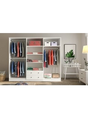 Sungur's Store 6 Kapaklı ve 2 Çekmeceli Mega Tasarım Mobilya, Kullanışlı ve Şık