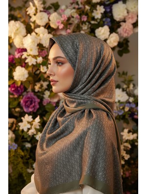 Modakaşmir Circle Mk Desen Pamuklu Şal