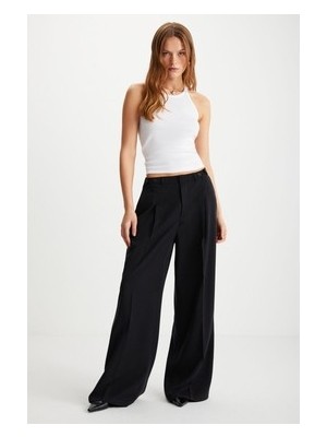 Sungur's Store Grimelange Mıssy Kadın Halter Yaka Kısa Beyaz