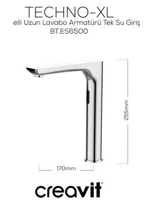 Sungur's Store Uzun Lavabo Bataryası Tek Su Girişli Modern Tasarım