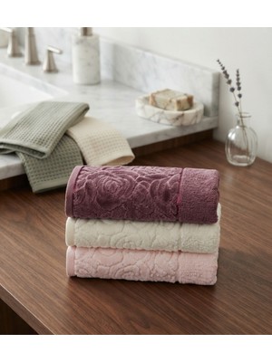 Nurpak Sevgi %100 Pamuklu 3 Adet 50X90 cm El Yüz Havlusu
