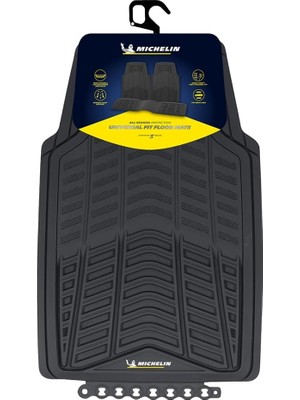 Happy Trend Michelin MC33863 Tüm Araçlara Uyumlu 3 Parça Üniversal 3D Havuzlu Oto Paspas