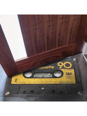 Happy Trend Monnhein Kapı Önü Paspası - Modern ve Şık Kapı Paspası | Ev, Ofis ve Dış Mekân Kullanımı Için (Sm Cassette 90) 45X65