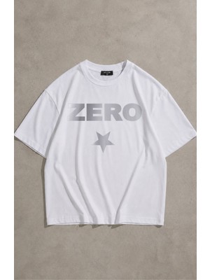 Fuddy Moda Unisex Rise Against Zero Baskılı Tişört, Oversize Rock Band Temalı Tshirt