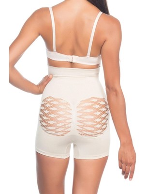 Gees Global Popo Açık Fantazi Boxer Korse - Ten - KLBN29924